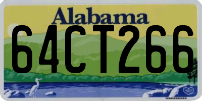 AL license plate 64CT266