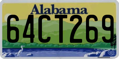 AL license plate 64CT269