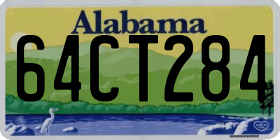 AL license plate 64CT284