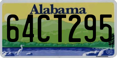 AL license plate 64CT295