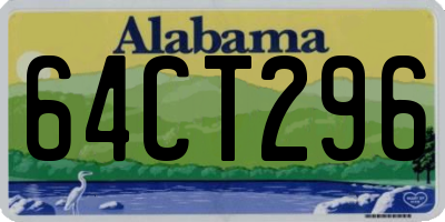 AL license plate 64CT296