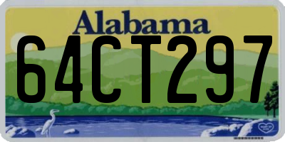 AL license plate 64CT297