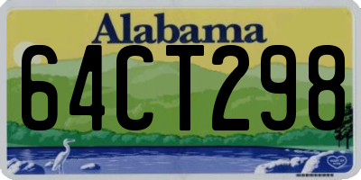 AL license plate 64CT298