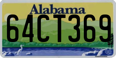 AL license plate 64CT369