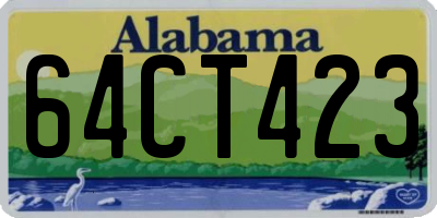 AL license plate 64CT423