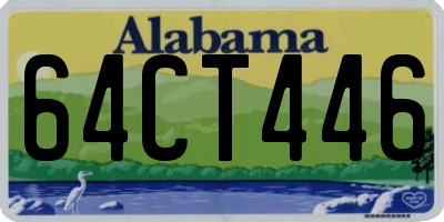 AL license plate 64CT446