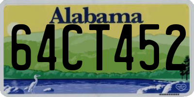 AL license plate 64CT452