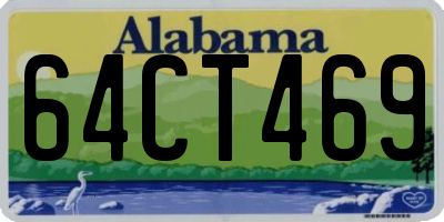 AL license plate 64CT469