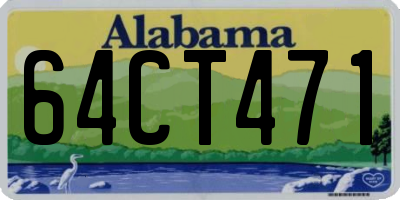 AL license plate 64CT471