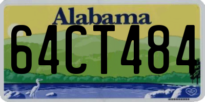 AL license plate 64CT484