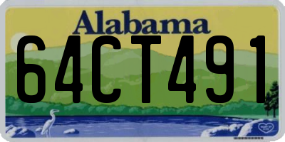 AL license plate 64CT491