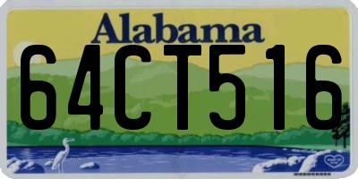 AL license plate 64CT516