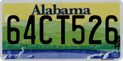 AL license plate 64CT526