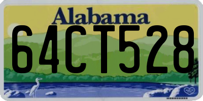 AL license plate 64CT528