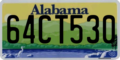 AL license plate 64CT530