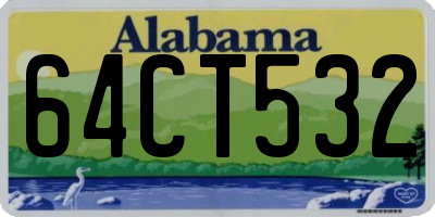 AL license plate 64CT532