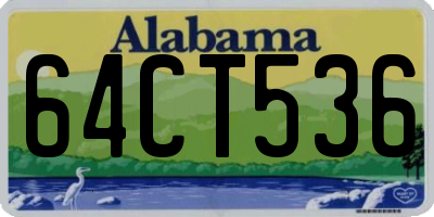 AL license plate 64CT536