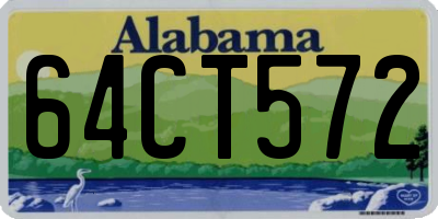 AL license plate 64CT572