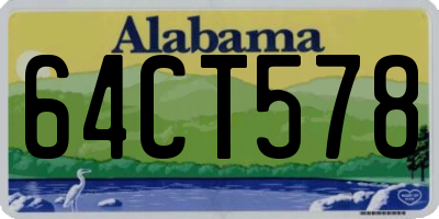 AL license plate 64CT578