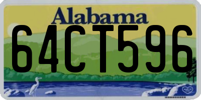 AL license plate 64CT596