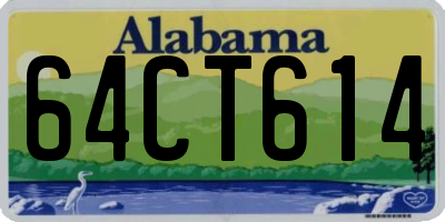 AL license plate 64CT614