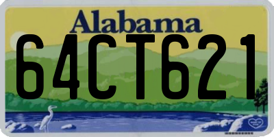 AL license plate 64CT621