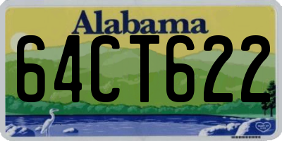 AL license plate 64CT622
