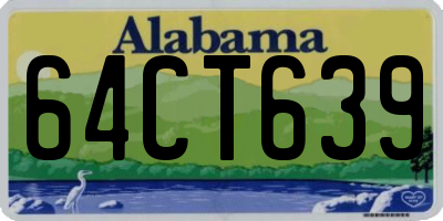 AL license plate 64CT639