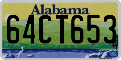AL license plate 64CT653