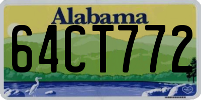 AL license plate 64CT772