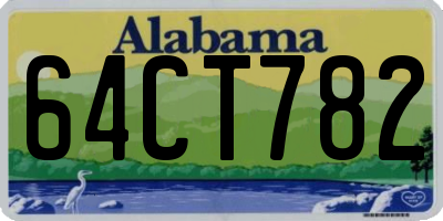 AL license plate 64CT782