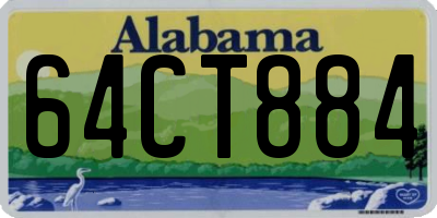 AL license plate 64CT884