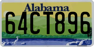 AL license plate 64CT896