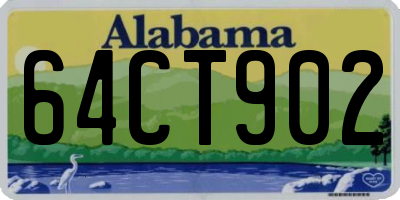 AL license plate 64CT902