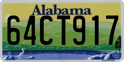 AL license plate 64CT917
