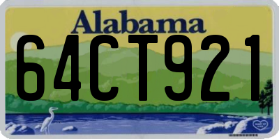 AL license plate 64CT921