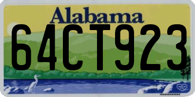 AL license plate 64CT923