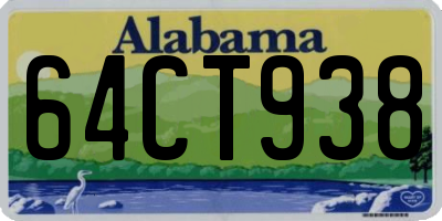 AL license plate 64CT938