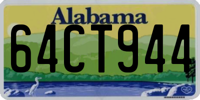 AL license plate 64CT944