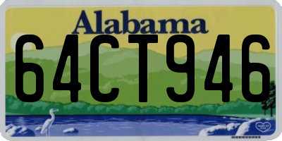 AL license plate 64CT946