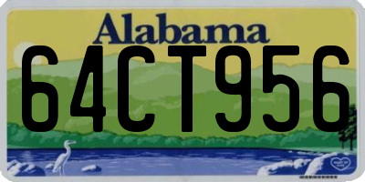 AL license plate 64CT956