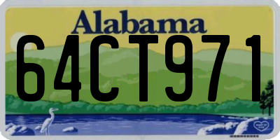 AL license plate 64CT971