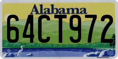 AL license plate 64CT972