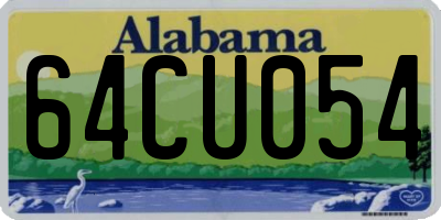 AL license plate 64CU054
