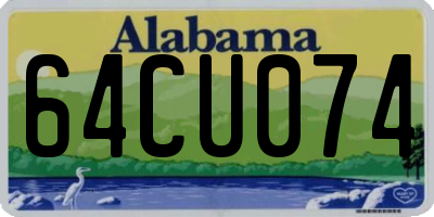 AL license plate 64CU074