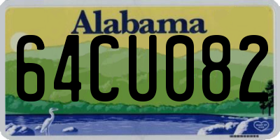 AL license plate 64CU082