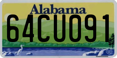 AL license plate 64CU091