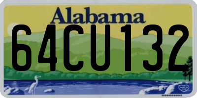 AL license plate 64CU132