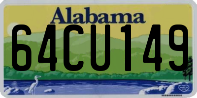 AL license plate 64CU149