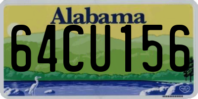AL license plate 64CU156